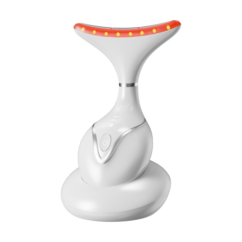 EMS LED Therapy Neck Beauty Device | Neck & Face Massage