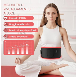 Fascia LED Terapia Luce Rossa 660nm 850nm Addome Schiena