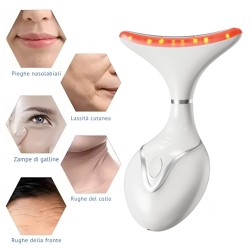 EMS LED Therapy Neck Beauty Device | Neck & Face Massage