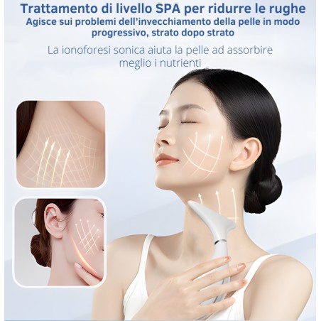 EMS LED Therapy Neck Beauty Device | Neck & Face Massage