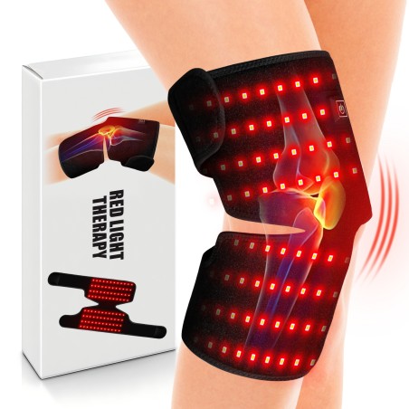 Fascia a luce rossa e infrarossa per ginocchio