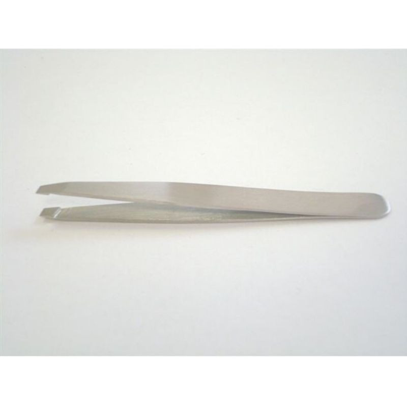 Stainless Steel Slanted Tip Tweezers